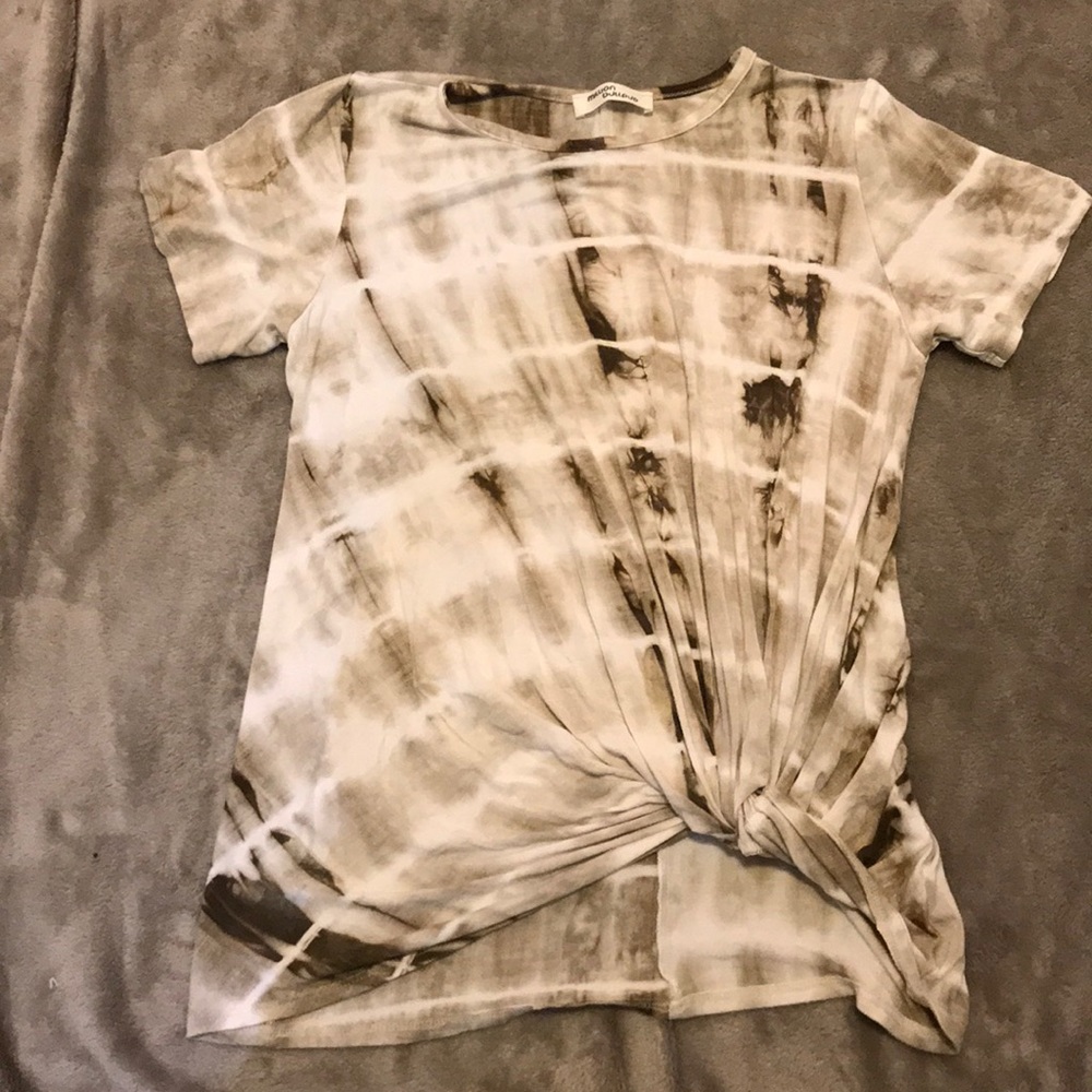 Million Bullpup Watercolor Twist Front Tee